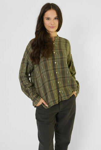 Bsbee Omak Shirt Plaid Military