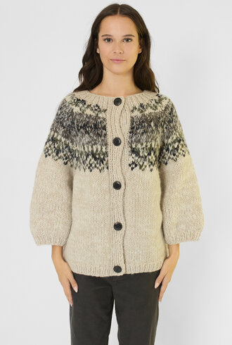 Bsbee Bectow Cardigan Natural
