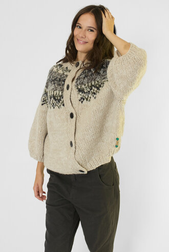 Bsbee Bectow Cardigan Natural