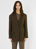 Pomandere Long Jacket Khaki