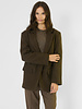 Pomandere Long Jacket Khaki