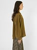Pomandere Cotton and Silk Shirt Khaki