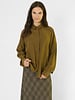 Pomandere Cotton and Silk Shirt Khaki