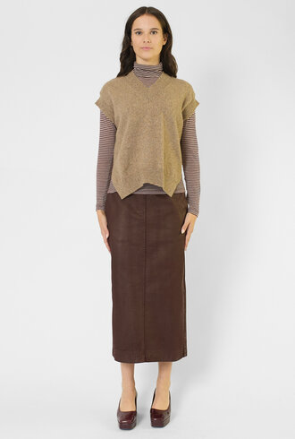 Pomandere Merino Vest Dove Grey