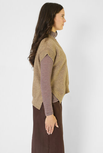 Pomandere Merino Vest Dove Grey