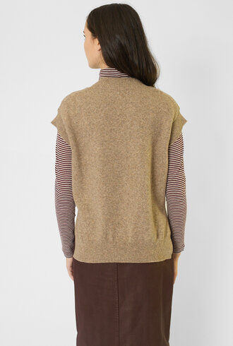 Pomandere Merino Vest Dove Grey