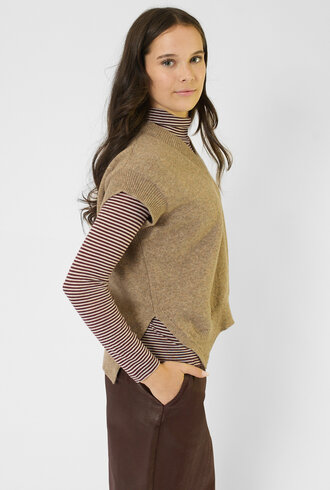 Pomandere Merino Vest Dove Grey