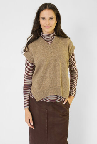 Pomandere Merino Vest Dove Grey