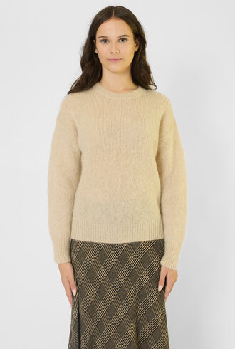Pomandere Crew Neck Sweater Vanilla