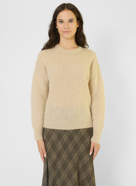 Pomandere Crew Neck Sweater Vanilla