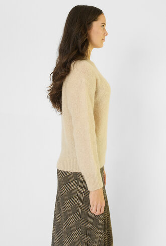 Pomandere Crew Neck Sweater Vanilla