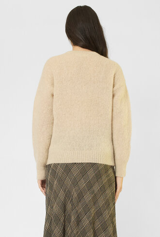 Pomandere Crew Neck Sweater Vanilla