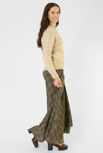 Pomandere Crew Neck Sweater Vanilla