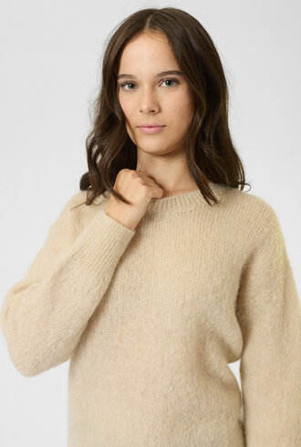 Pomandere Crew Neck Sweater Vanilla