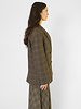 Pomandere Prince of Wales Flannel Jacket Dove Grey