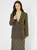 Pomandere Prince of Wales Flannel Jacket Dove Grey