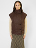 Pomandere Cotton Drill Vest Plum