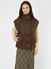 Pomandere Cotton Drill Vest Plum