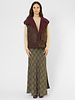 Pomandere Cotton Drill Vest Plum