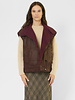 Pomandere Cotton Drill Vest Plum