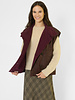 Pomandere Cotton Drill Vest Plum