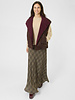 Pomandere Cotton Drill Vest Plum