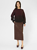 Pomandere Gradient Rib Crew Sweater Plum