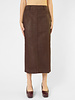 Pomandere Cotton Drill Skirt Plum