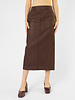 Pomandere Cotton Drill Skirt Plum