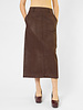 Pomandere Cotton Drill Skirt Plum