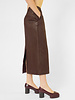 Pomandere Cotton Drill Skirt Plum