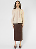 Pomandere Cotton Drill Skirt Plum