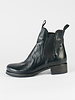 Shoto Flat Pull On Boots Black