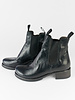 Shoto Flat Pull On Boots Black