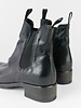 Shoto Flat Pull On Boots Black