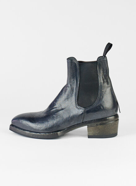 Shoto Flat Pull On Boots Blue