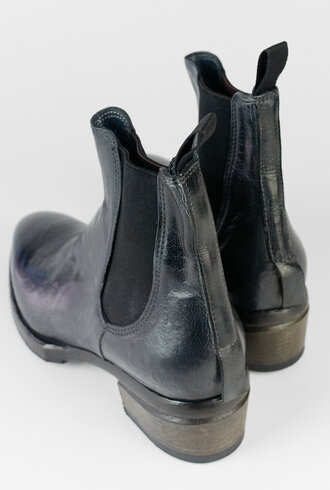 Shoto Flat Pull On Boots Blue