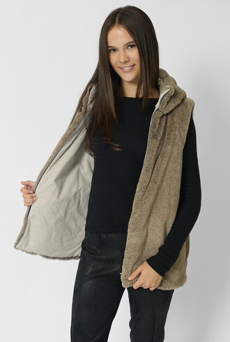 Pret Pour Partir Gilet Reversible Craie