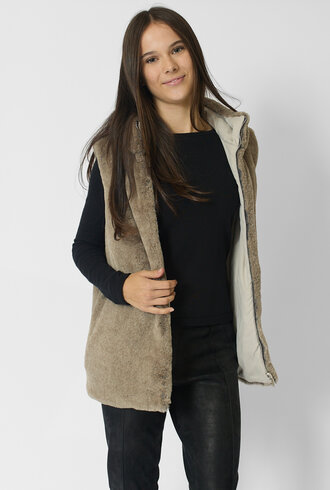 Pret Pour Partir Gilet Reversible Craie