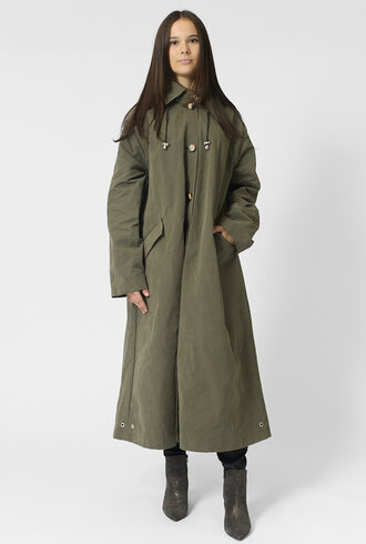 Pret Pour Partir io Cor Trench Kaki