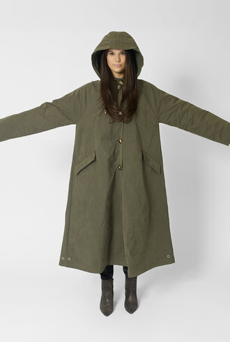 Pret Pour Partir io Cor Trench Kaki