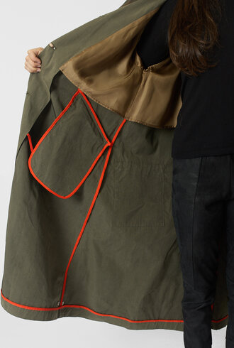 Pret Pour Partir io Cor Trench Kaki