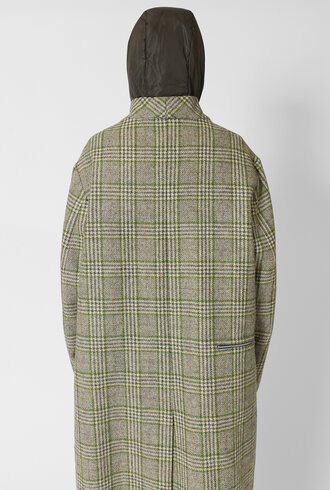 Pret Pour Partir Cecil Manteau Green Check
