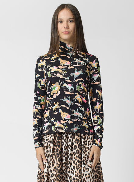 La Prestic Ouiston Sous Pull Cavallo Noir