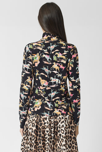 La Prestic Ouiston Sous Pull Cavallo Noir