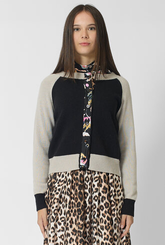 La Prestic Ouiston Lorient Cardigan Mix Noir