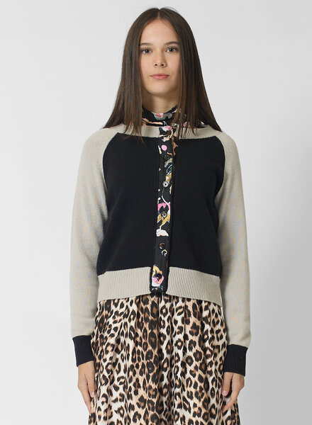 La Prestic Ouiston Lorient Cardigan Mix Noir