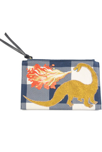 Inouitoosh Embroidered Pouch Brodee Vegas Yellow