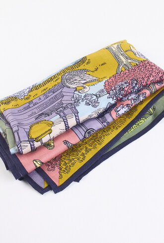 Inouitoosh Square Quatre Saisons Pastel