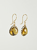 Dana Kellin Fashion  Smoky Quartz Gold Earrings